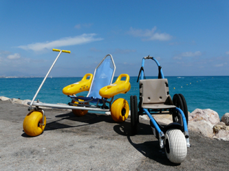 Plage du Lazaret à Sète